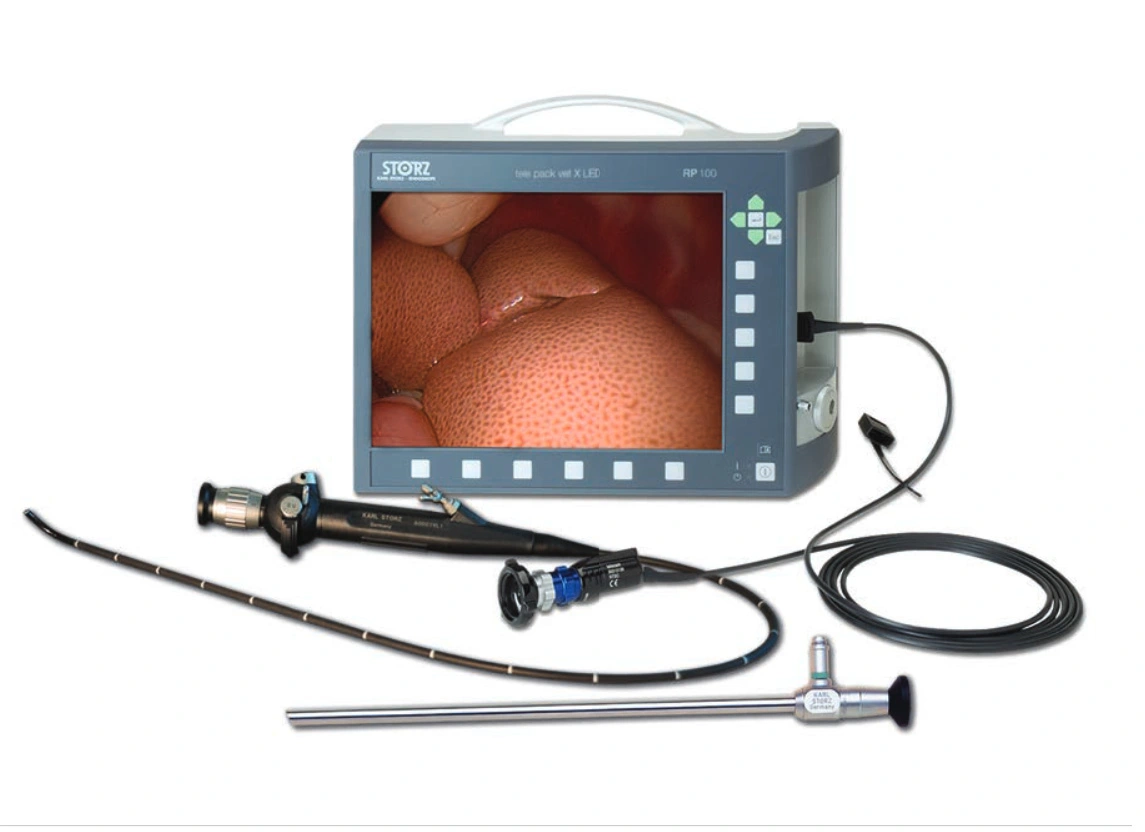 Vet Telepack med tilhørende kamera og diverse endoskop